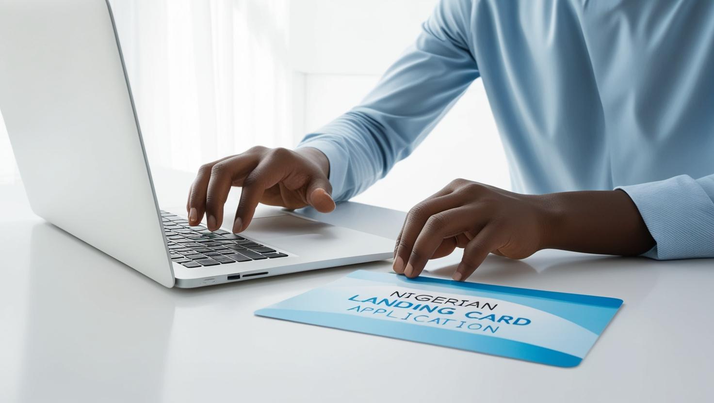 landing card