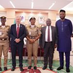 The Comptroller General, Nigeria Immigration Service, KN Nandap, pcc, mmis, fsmn, received a delegation from the Duke of Edinburgh’s International Award Foundation, led by its Deputy Secretary General and Chief Operating Officer, Mr Stephen Peck on a courtesy visit to the NIS Headquarters.